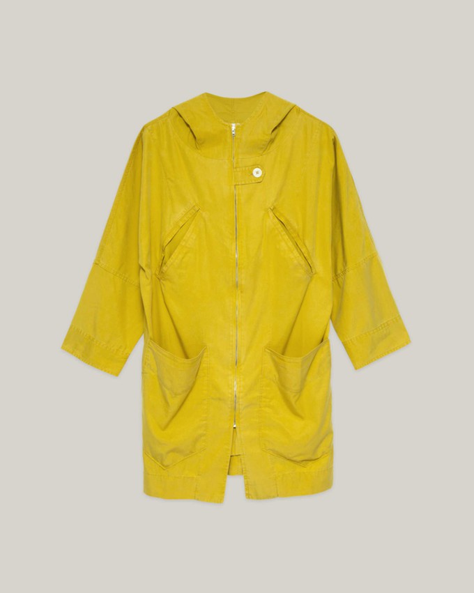 Ischia Oversize Parka Yellow from Brava Fabrics