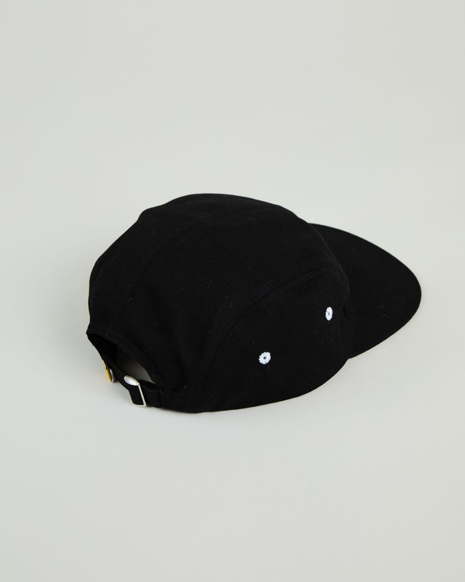 Kodak 5 Panel Cap Black from Brava Fabrics