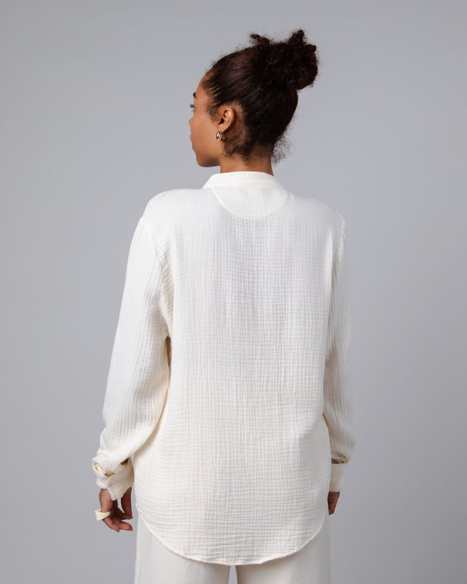 Bubble Mao Blouse Ecru from Brava Fabrics