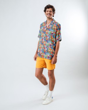 Asis Percales Tutti Frutti Aloha Shirt from Brava Fabrics