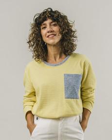 Unisex Long Sleeve T-Shirt Yellow via Brava Fabrics