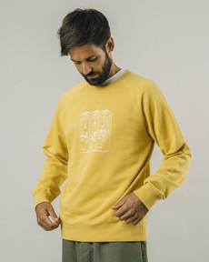 Ufo Catcher Sweatshirt Ochre via Brava Fabrics