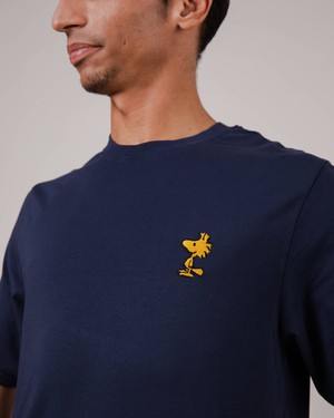 Peanuts Woodstock T-shirt Navy from Brava Fabrics