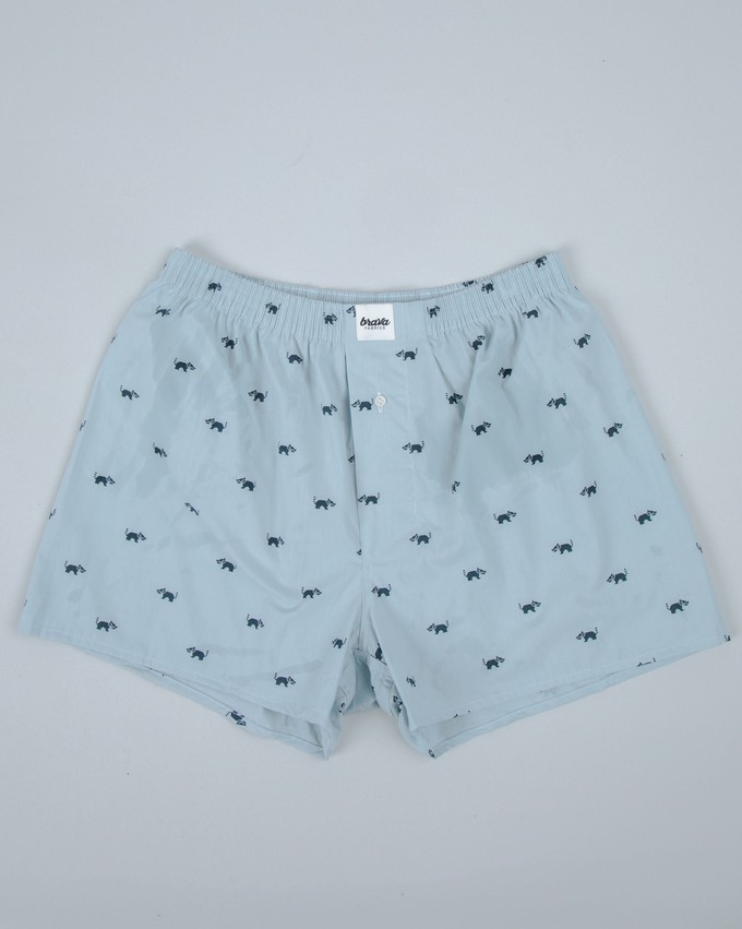 Blue Panda Boxer from Brava Fabrics