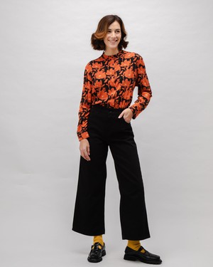 5 Pocket Twill Pants Black from Brava Fabrics