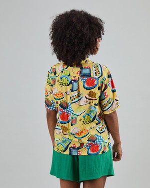 Chiringuito Aloha Blouse Yellow from Brava Fabrics