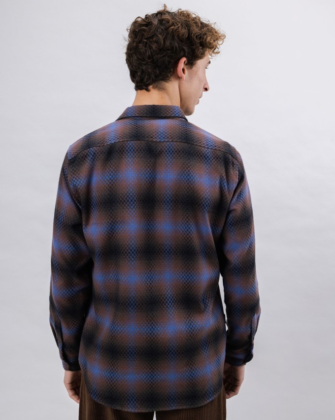 Pixel Check Overshirt from Brava Fabrics