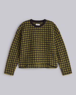 Greti Rounded Sweatshirt Black from Brava Fabrics
