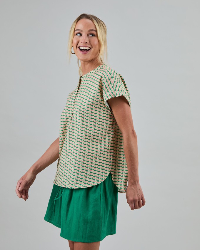 Sardinas Sleeveless Blouse Yellow from Brava Fabrics