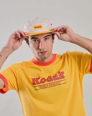 Kodak Retro FIlm Tshirt Yellow from Brava Fabrics