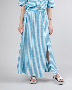 Stripes Long Skirt Blue from Brava Fabrics