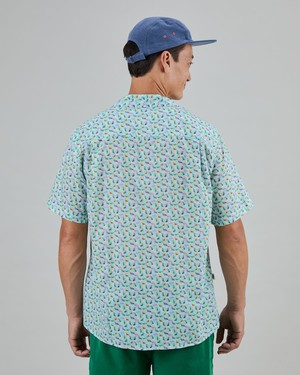 Marbles Aloha Shirt White from Brava Fabrics