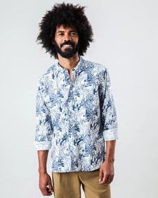 Helios Shirt Navy via Brava Fabrics