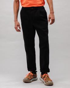 Comfort Chino Cotton Pants Black via Brava Fabrics