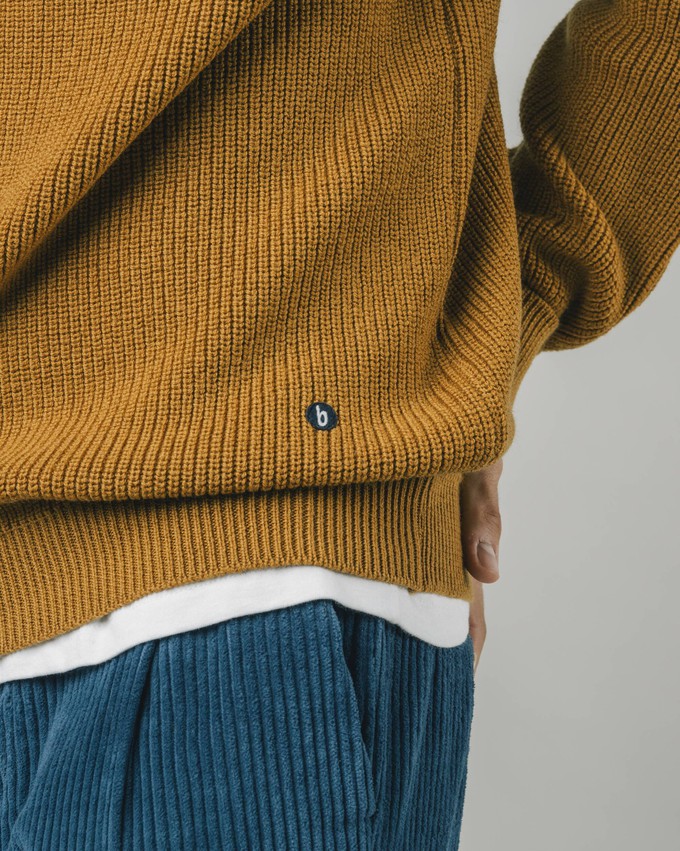 Waterfront Wool Sweater Mustard from Brava Fabrics