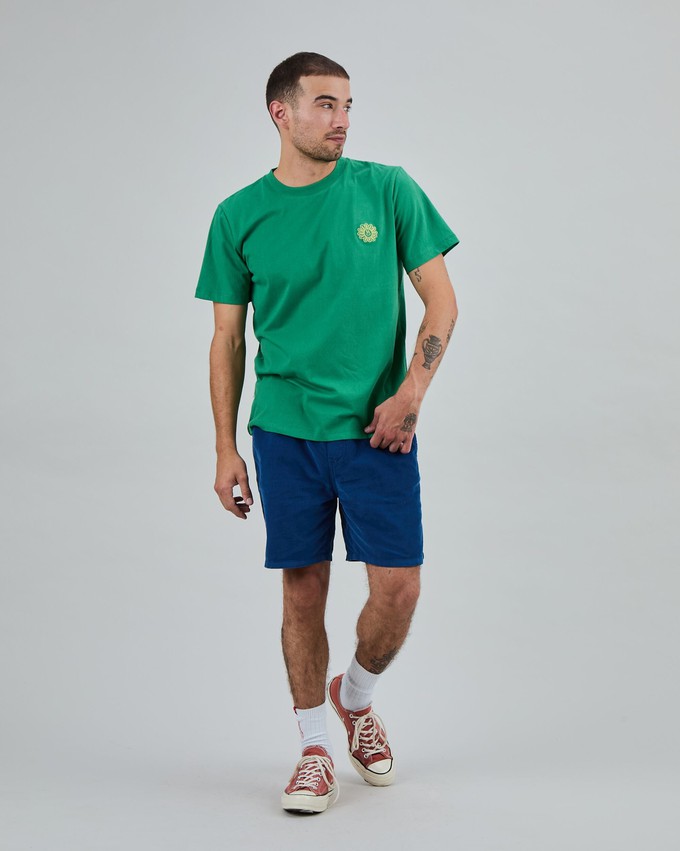 Asis Percales Daisy T-Shirt Green from Brava Fabrics