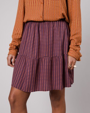 Eyes Short Skirt Prune from Brava Fabrics