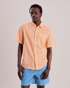 Palamos Shrimp Printed Shirt via Brava Fabrics