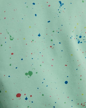 Splash Paint Sweatshirt Green from Brava Fabrics