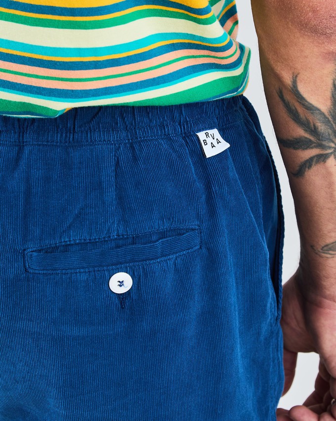 Baby Cord Shorts Blue from Brava Fabrics