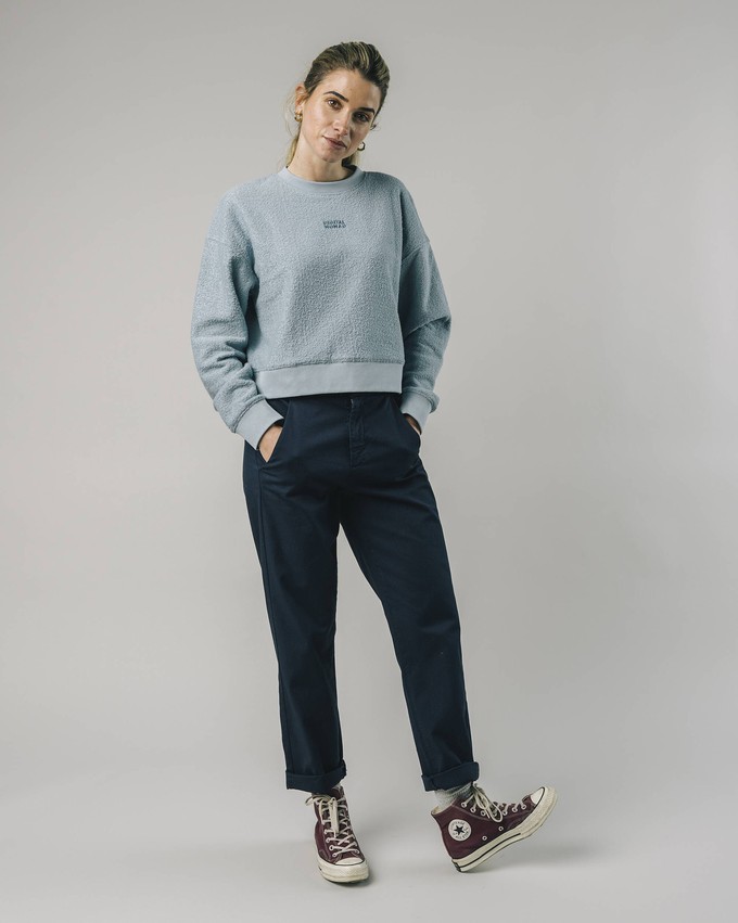 Nomad Terry Sweatshirt Stone Blue from Brava Fabrics