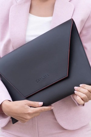 Protect laptop sleeve 13" - Black/Red from CANUSSA