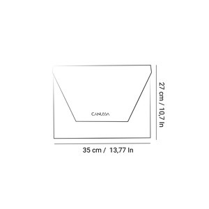 Protect laptop sleeve 13" - Black/Red from CANUSSA