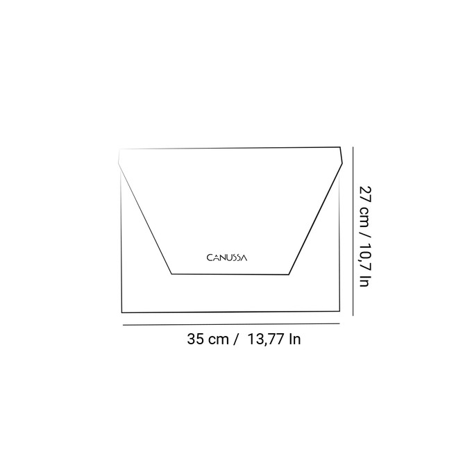Protect laptop sleeve 13" - Black/Grey from CANUSSA