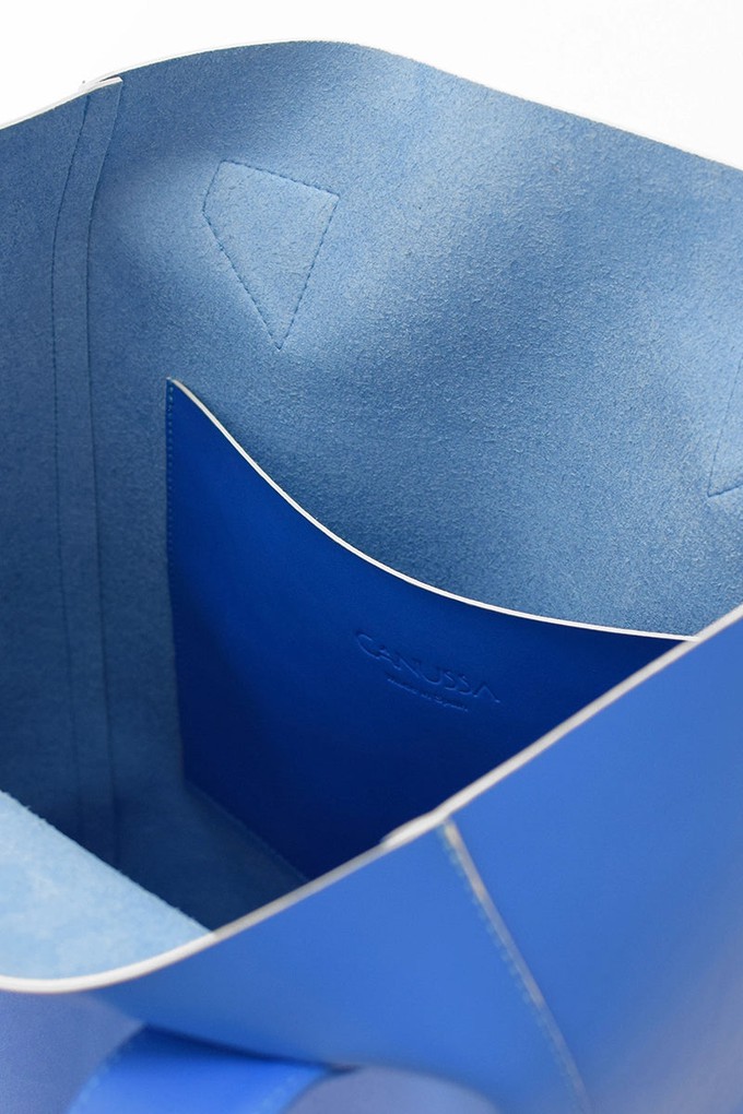 Second Life | Tote XXL shoulder bag - Ocean blue from CANUSSA