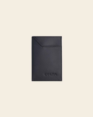 Persimmon slim card holder - Black from CANUSSA