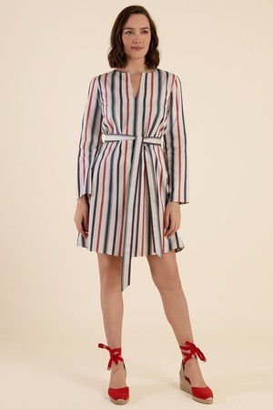 Striped Cotton Kaftan from Cat Turner London