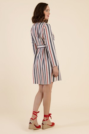 Striped Cotton Kaftan from Cat Turner London