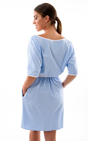 Baby Blue Dress With Sleeves from Cat Turner London
