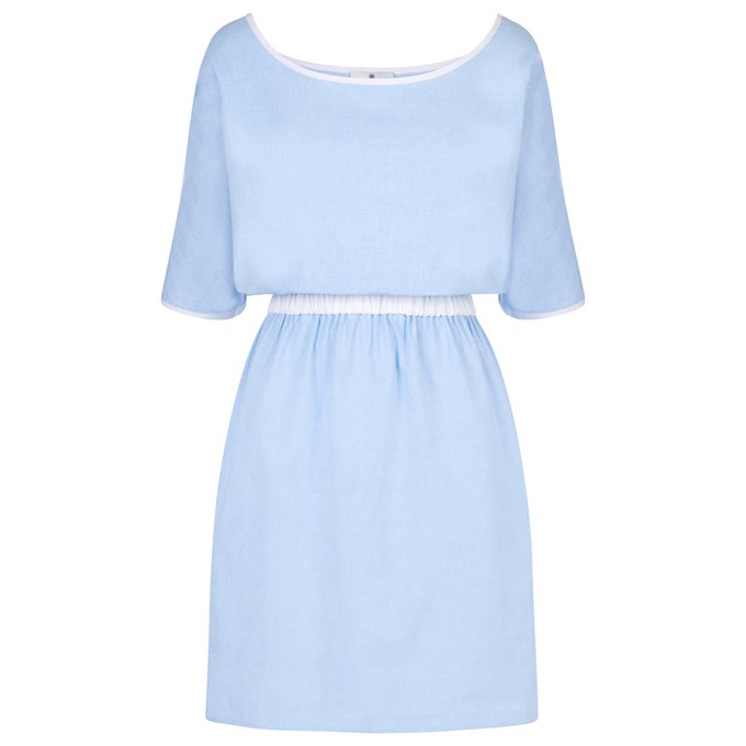 Baby Blue Dress With Sleeves from Cat Turner London