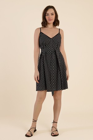 Black Polka Dot Dress from Cat Turner London