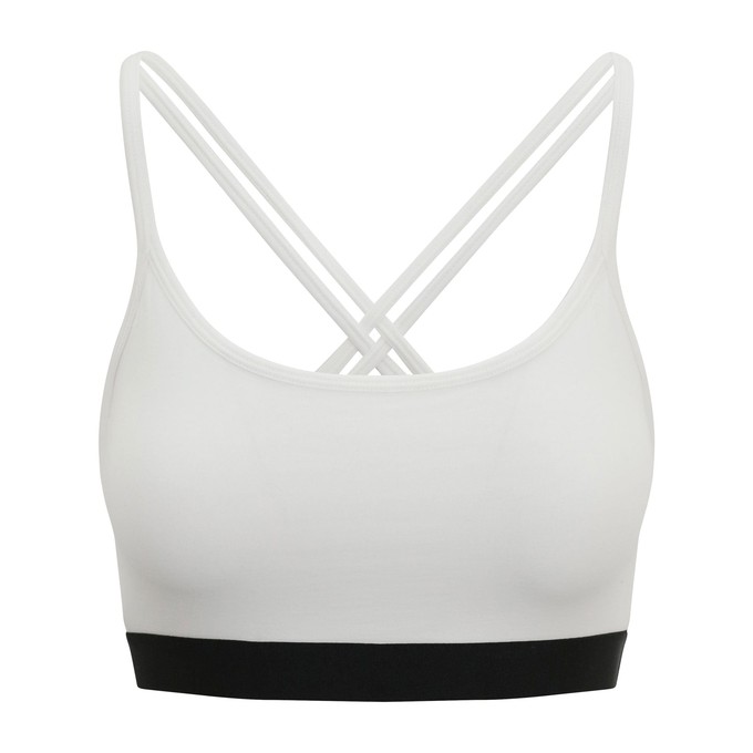 White Chess Board Yoga Bra from chaYkra