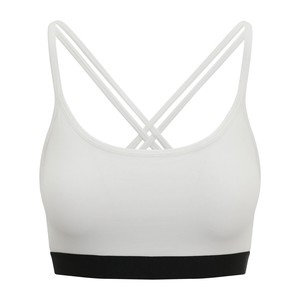 White Chess Board Yoga Bra from chaYkra