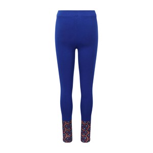 Blue Adorned Ankle Leggings from chaYkra