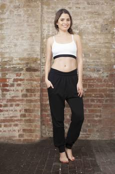 White Chess Board Yoga Bra via chaYkra