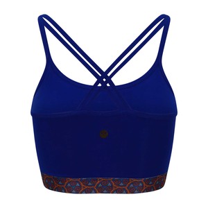 Blue Warm Chakra Yoga Bra from chaYkra