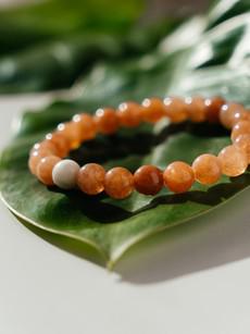 Sunstone Moonstone Bracelet via chaYkra