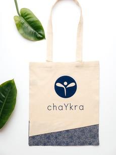 chaYkra Cotton Bag with Handles via chaYkra