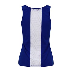 Blue Contrast Chic Tank from chaYkra