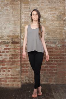 Black Ruched Bottom Leggings via chaYkra
