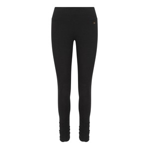 Black Ruched Bottom Leggings from chaYkra