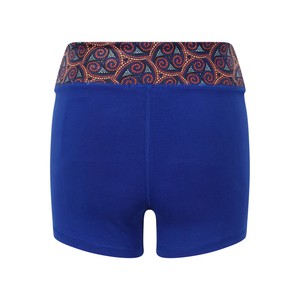 Blue Warm Chakra Yoga Shorts from chaYkra