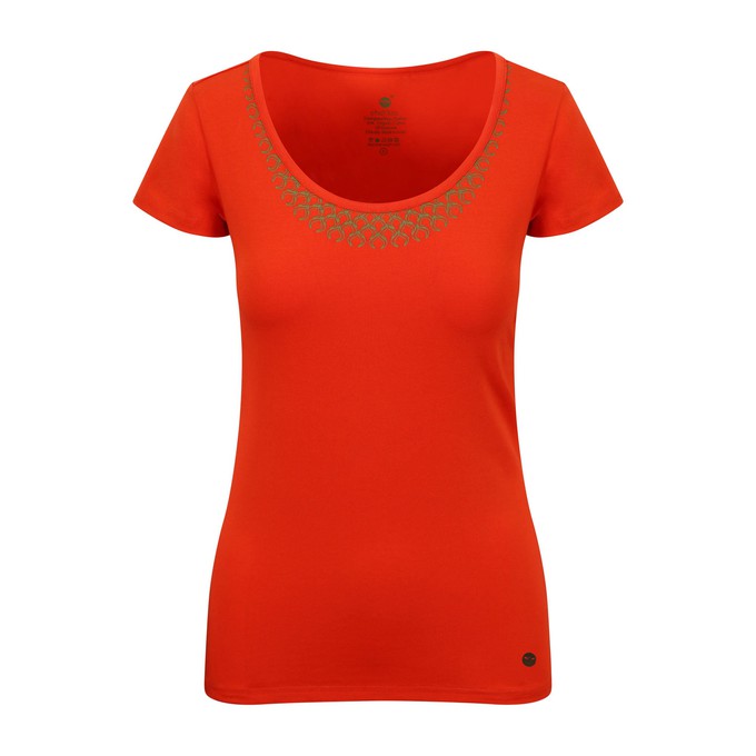 Orange Sun Salutation Tee from chaYkra