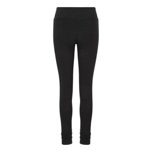 Black Ruched Bottom Leggings from chaYkra