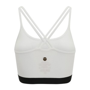 White Chess Board Yoga Bra from chaYkra