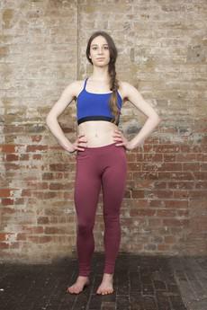 Blue Royal Bruise Yoga Bra via chaYkra